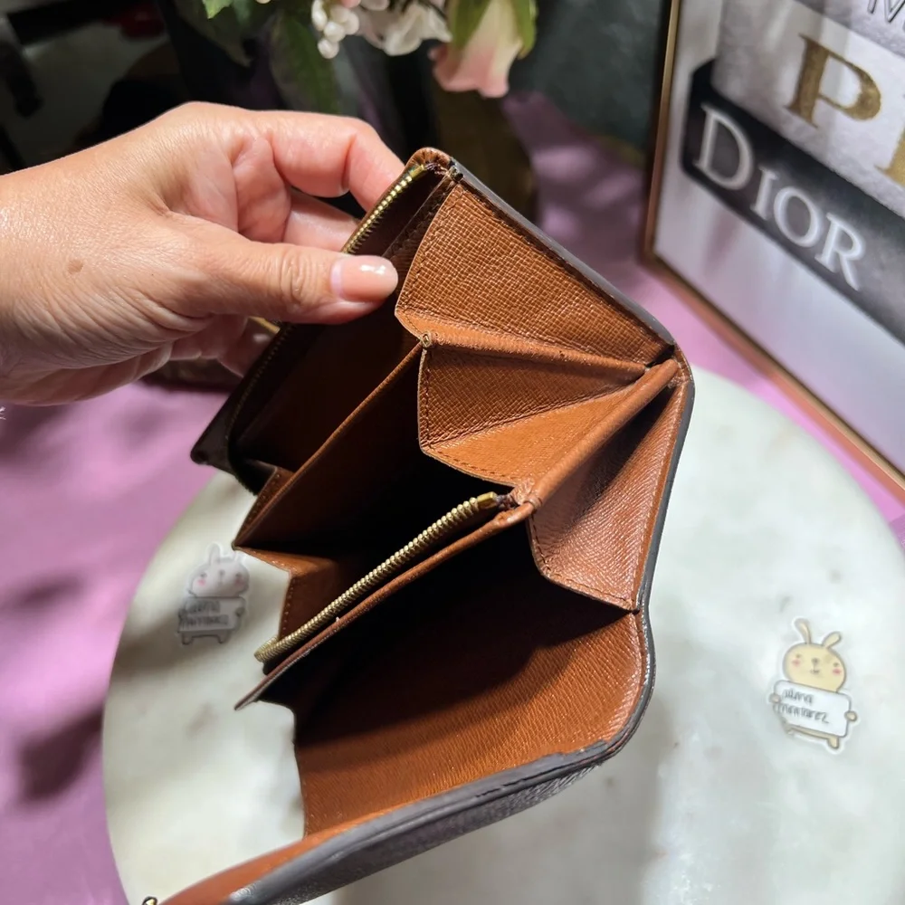 Louis Vuitton Monogram Porte Monnaie Tresor Wallet GUC